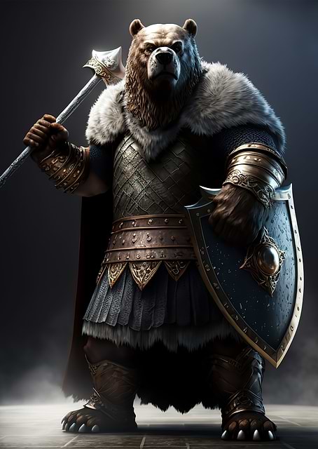 Bear warior / platina