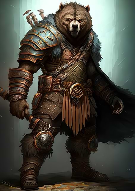 Bear warior / platina