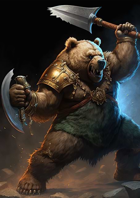 Bear Warior / platina
