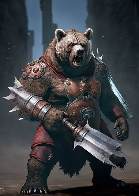 Bear Warior / platina