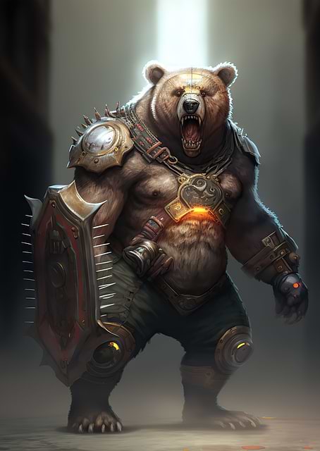 Bear Warior / platina