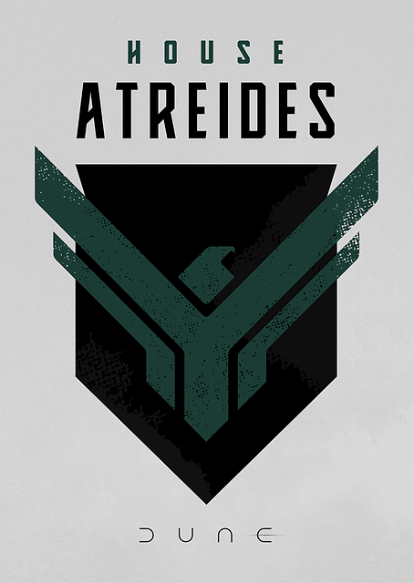 House Atreides Emblem / PLATINA