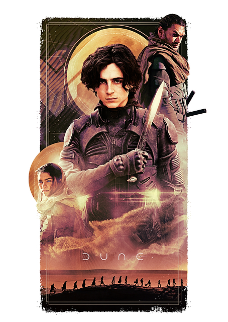 Dune Movie Poster / PLATINA