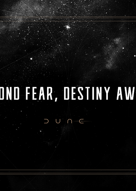 Beyond fear Destiny awaits / PLATINA