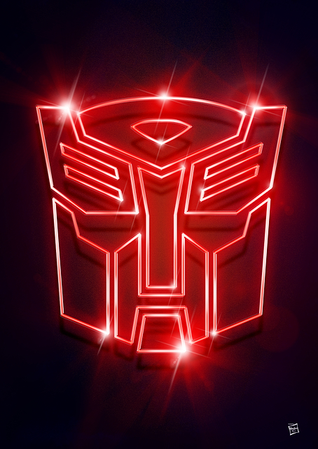 Transformers Autobots Neon / PLATINA