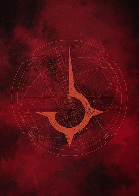 Harkonnen Red Symbol / PLATINA