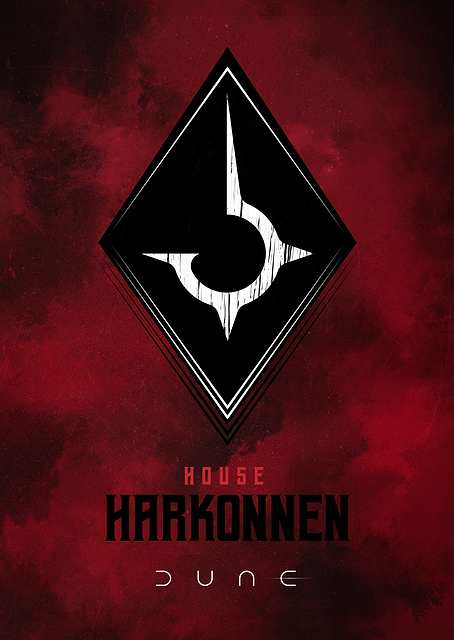 House Harkonnen Emblem / PLATINA