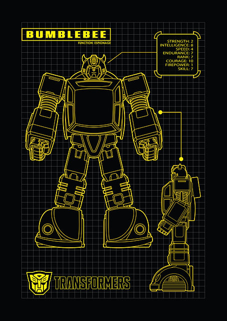 Bumblebee Yellow Graph / PLATINA