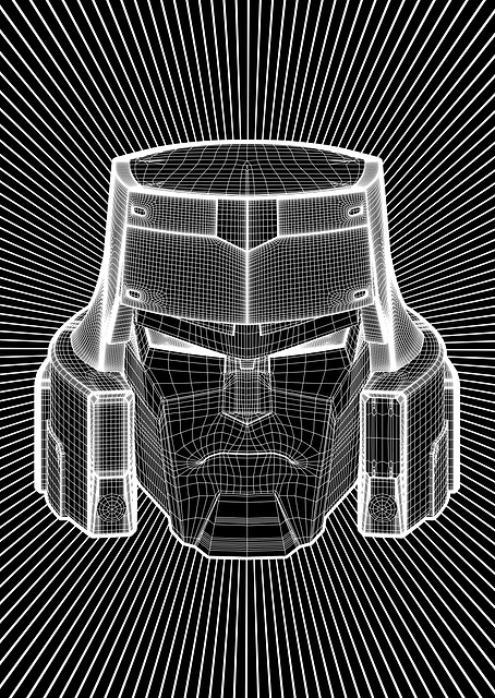 Megatron Wireframe / PLATINA