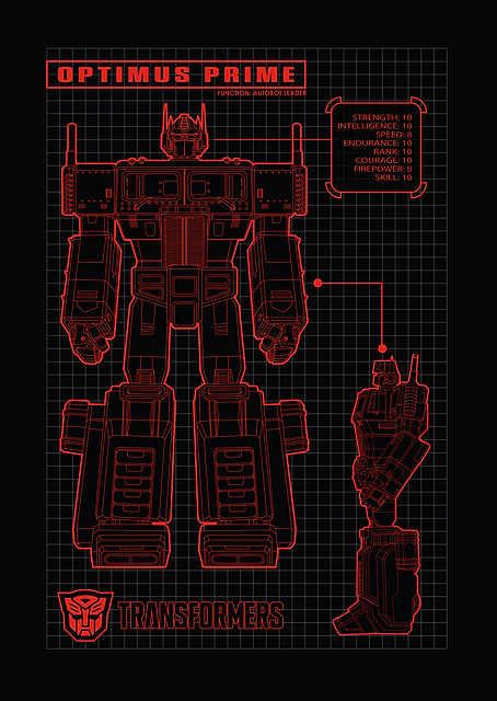 Optimus Prime Red / PLATINA