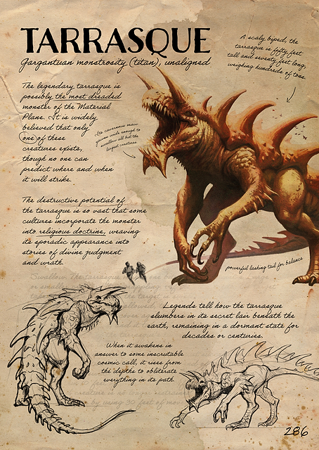 Tarrasque Note / PLATINA