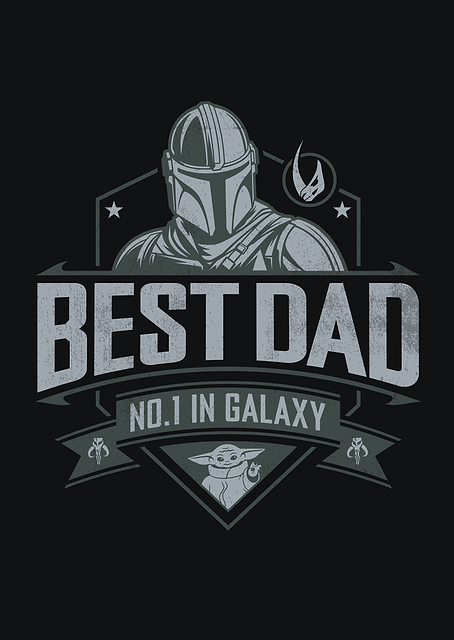 Best Dad #1 in the Galaxy / PLATINA