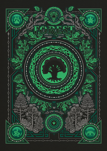 Forest Iconic Badge / PLATINA