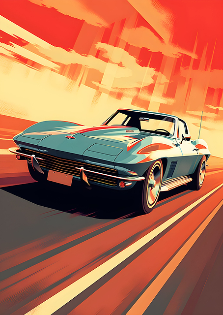Corvette C2 Art / PLATINA