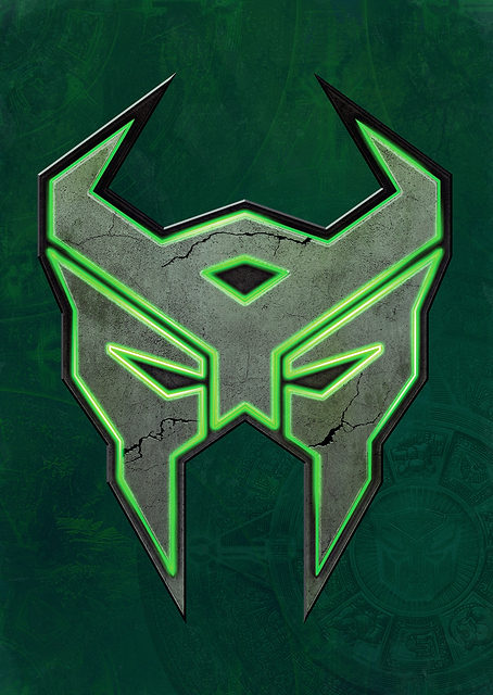 Terrorcon Symbol Green / PLATINA