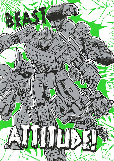 Beast Attitude Grey / PLATINA