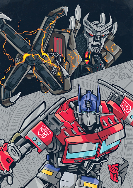 Scourge vs. Optimus Prime / PLATINA