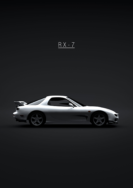 Mazda RX7 1999 White / PLATINA