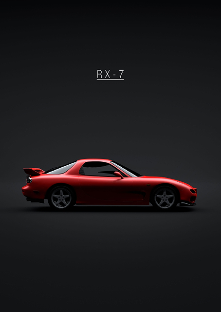 Mazda RX7 1999 Red / PLATINA