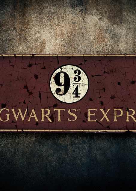 Platform 9 3/4 Plaque / PLATINA