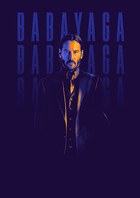 Baba Yaga's BlueToned Gaze / PLATINA