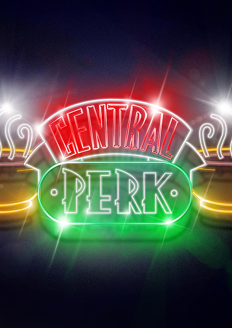 Central Perk Neon / PLATINA