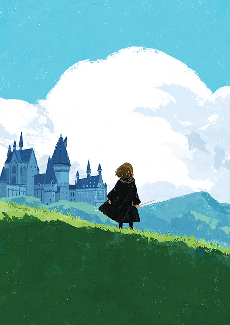 Hermione and Hogwarts / PLATINA
