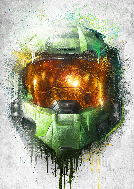 Master Chief's Helmet / PLATINA