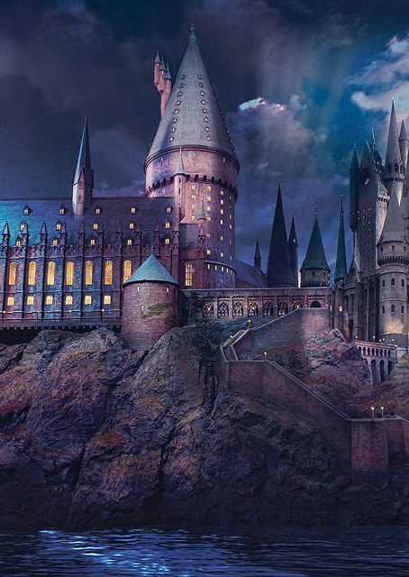Hogwarts by Night / PLATINA
