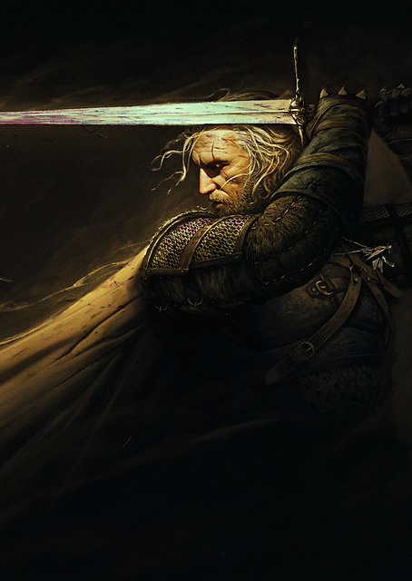 Witcher Key Art V / PLATINA