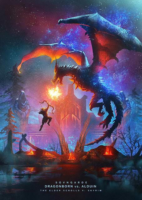 Dragonborn vs Alduin / platina