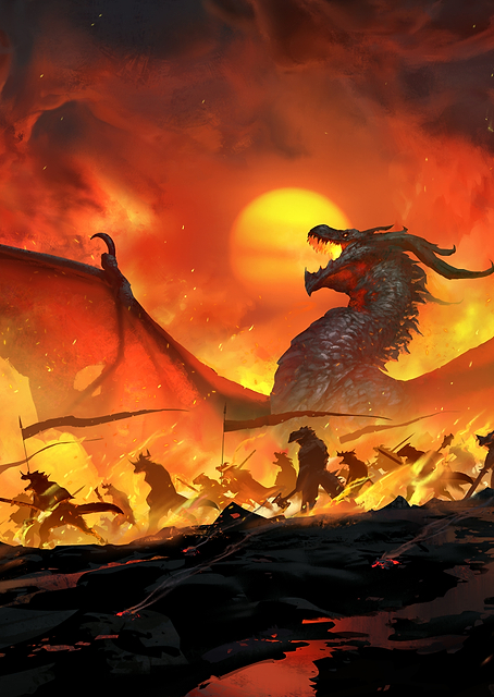 Dragon Dawn Landscape / PLATINA
