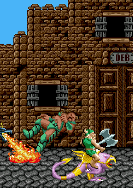 Golden Axe Screen / PLATINA