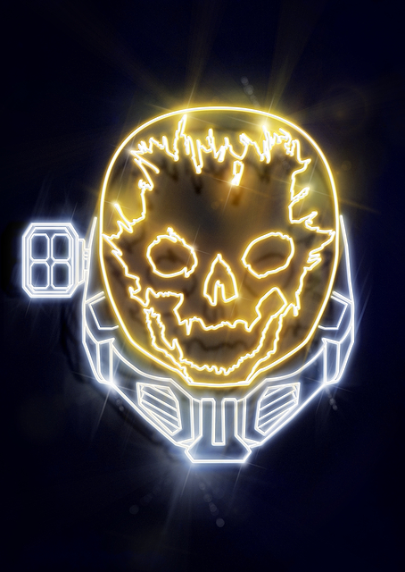 Emile's Helmet Neon / PLATINA