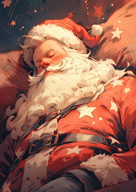 Sleeping Santa / PLATINA