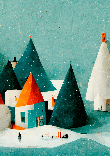 Cute Paper Village / PLATINA