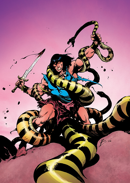 Conan Snake Fight / PLATINA