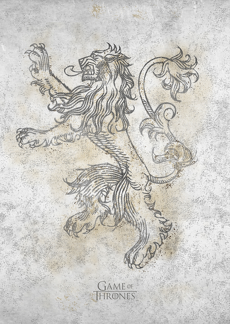 Lannister Faded Sigil / PLATINA