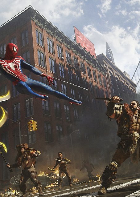 Spider-Men and Kraven's Hunters Clash / PLATINA
