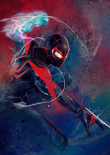 Miles Morales: Electric Spider-Punch / platina