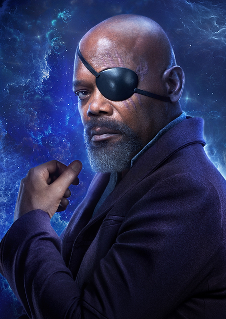 Nick Fury Poster / PLATINA