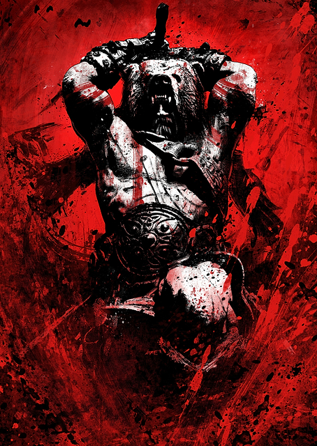 Viking berserker / platina