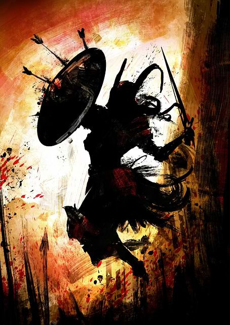 Viking woman berserker / platina