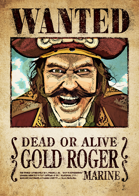 Gold Roger Wanted / PLATINA