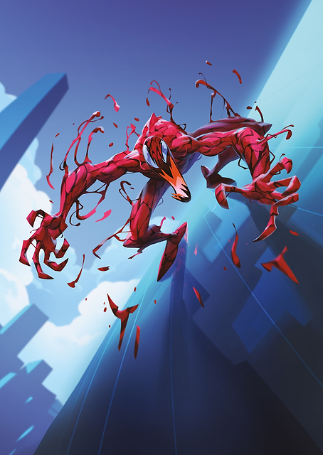 Carnage Variant Card / PLATINA
