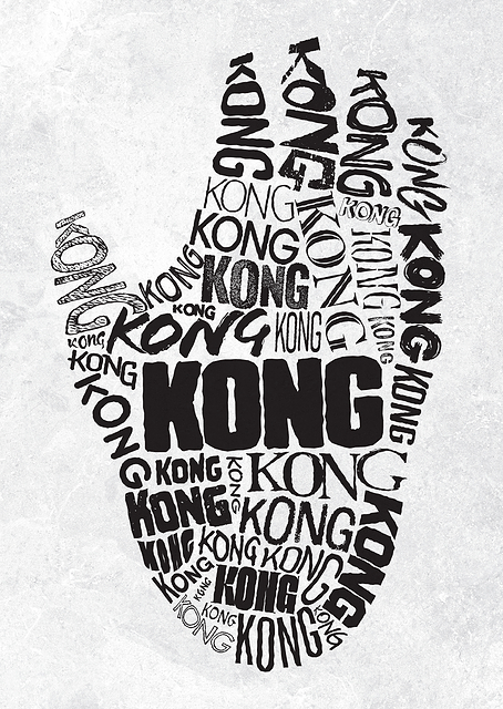 Kong B&W Handprint / PLATINA