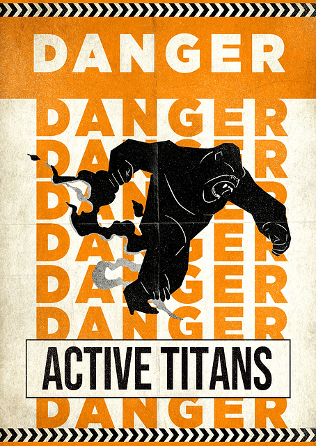 Danger Orange Sign / PLATINA