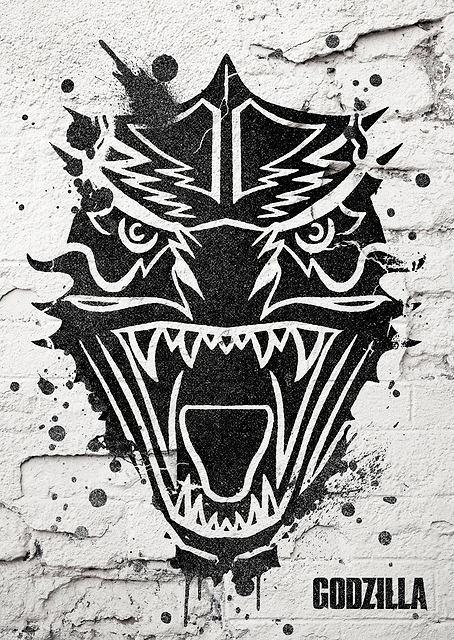 Godzilla Urban Portrait / PLATINA