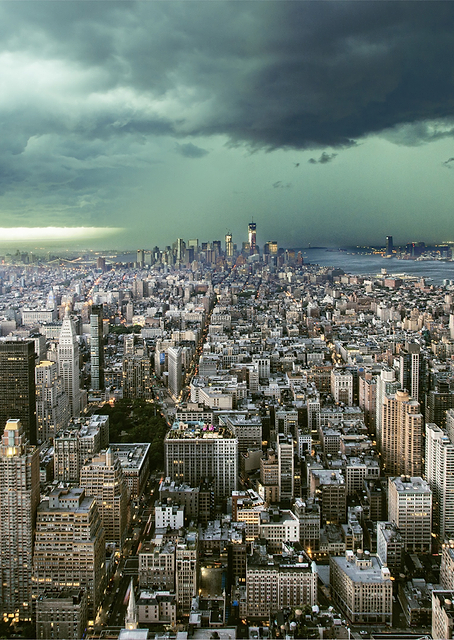 New-York under storm / PLATINA