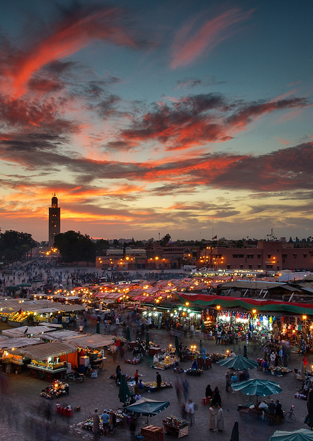Sunset Jemaa Le Fnaa Sq / PLATINA